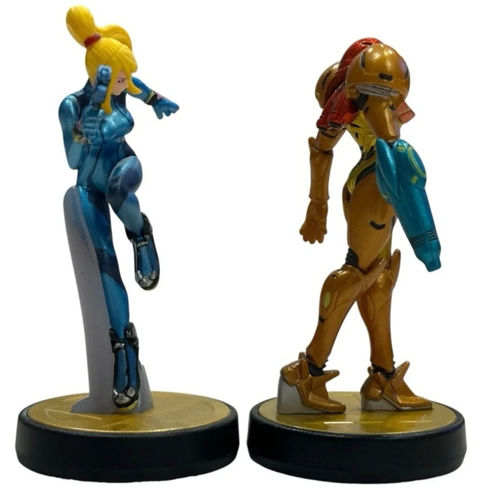 Metroid Amiibo Lot Of 2 Zero Suit & Samus